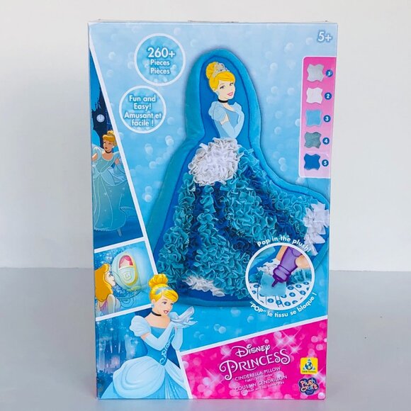 PlushCraft Disney Princess  Cinderella Pillow Fabric by Number New Sealed Age 5+ - Picture 3 of 14